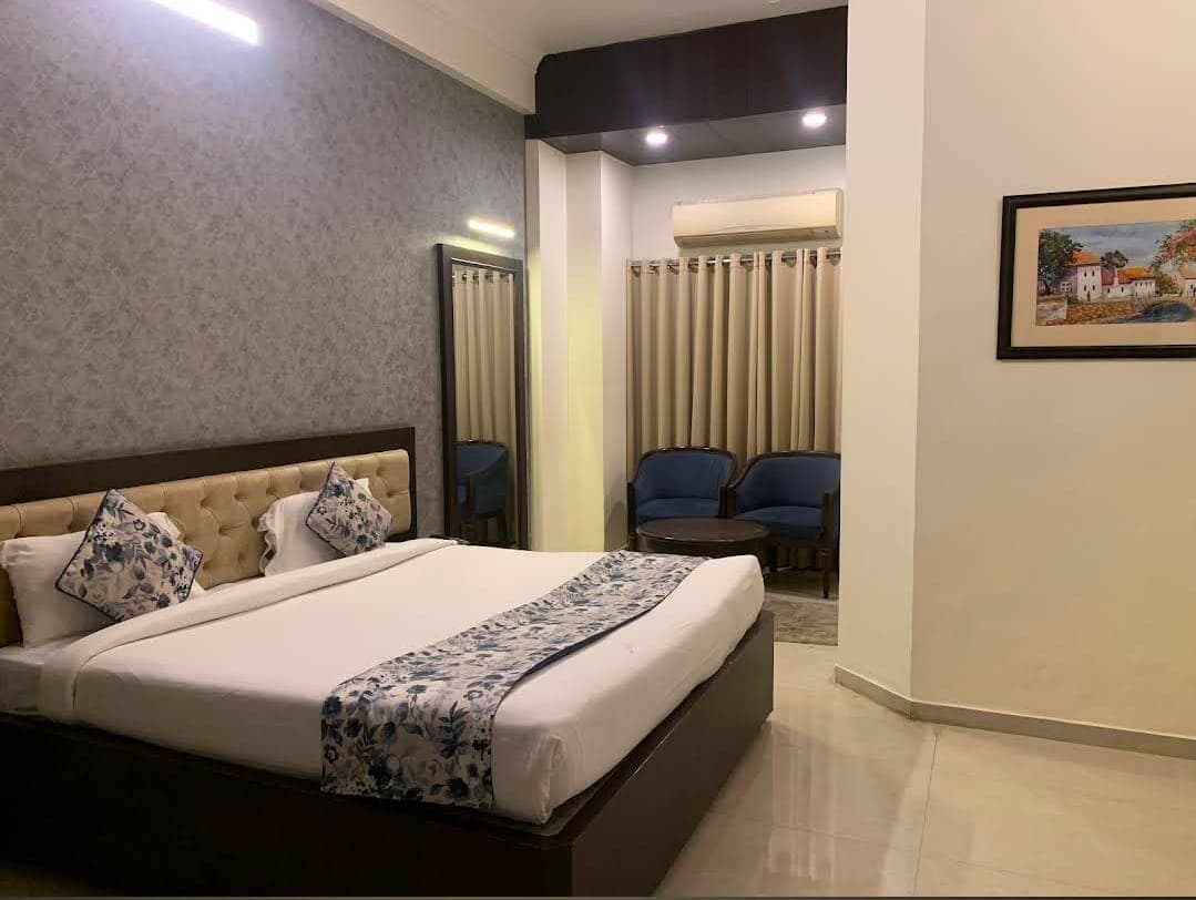 2 Bed Non-AC at Shri Gajanan Maharaj Sansthan — Cozy room with natural ventilation